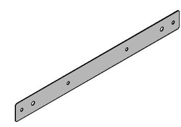 TOLE SUPPORT BAGUE LAITON T-CHASSIS-AMOVIBLE-101